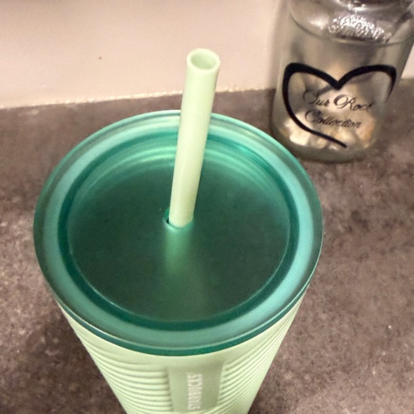 Starbucks Light Green Textured Tumbler - Picture 3 of 3